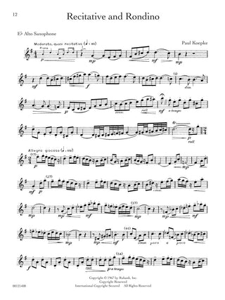 Rubank Treasures pour Saxophone Alto