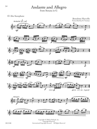 Rubank Treasures pour Saxophone Alto