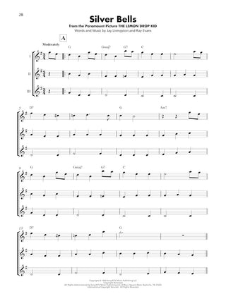 Ensemble de Ukulélés, Chansons de Noël
