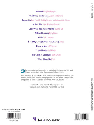12 Pop Hits, Flûte