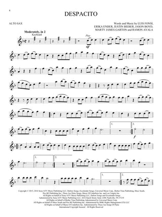 12 Pop Hits, Sax alto