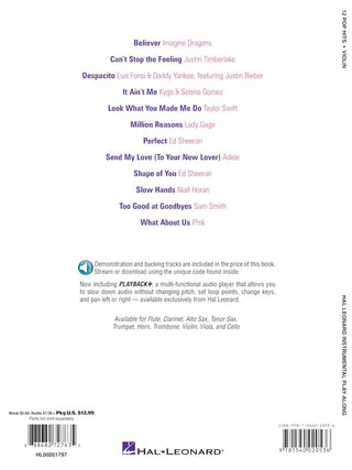 12 Pop Hits, Violon