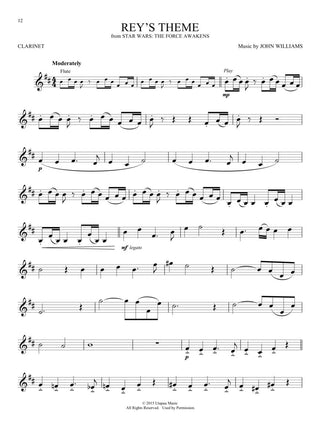 Musique de film et de télévision, Clarinette
