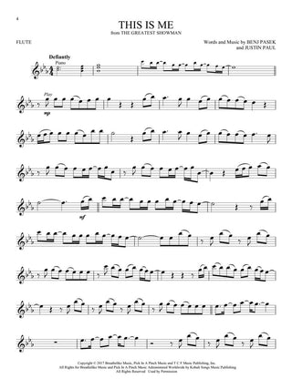 Songs from A Star Is Born, La La Land, The Greatest Showman, and More Movie Musicals, Flute