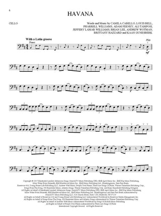 12 singles à succès, Violoncelle
