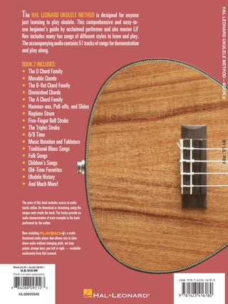 Méthode Hal Leonard Ukulélé Livre 2