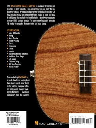 Méthode Hal Leonard Ukulélé  Livre 1 (Avec Chord Finder)
