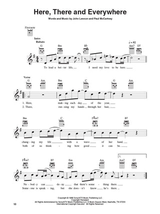 Lennon & McCartney, Ukulélé Play-Along Vol. 6