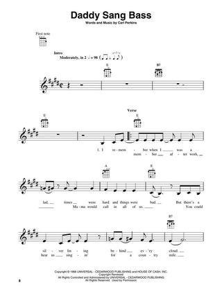 Johnny Cash, Ukulélé Play-Along Vol. 14