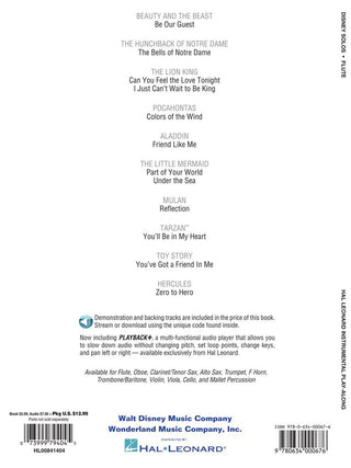 Solos Disney, Flûte