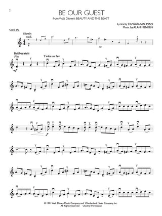 Solos Disney, Violon