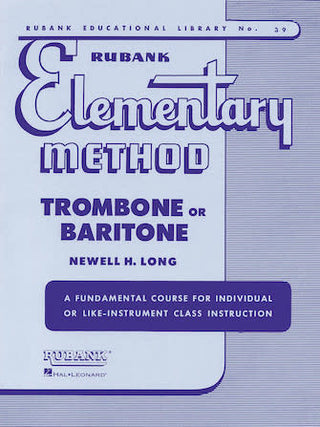 Méthode Élémentaire Rubank, Trombone / Euphonium (clef de fa)