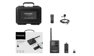 Système De Microphone Cravate Sans Fil Saramonic