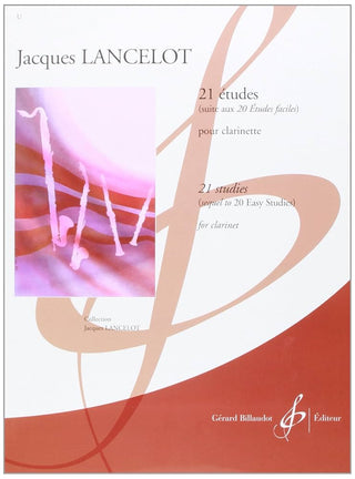21 Études Pour Clarinette Par Jacques Lancelot