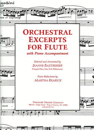 Orchestral Excerpts For Flute