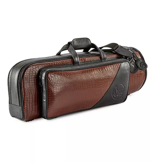 Gard Elite 1-ELBK-Croco Single Trumpet Gig Bag Dark Chocolate Brown Croco Leather