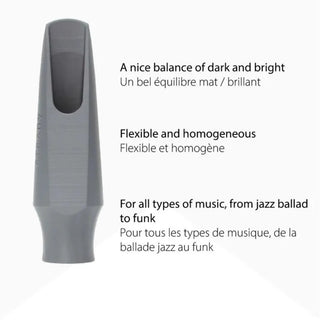 Bec Saxophone Alto Syos Steady  6 Pitch Black