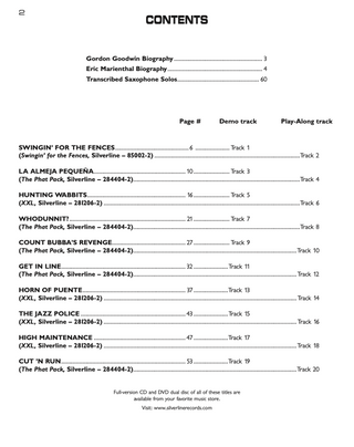 Gordon Goodwin's Big Phat Band Play-Along Series - Vol. 1, Sax ténor