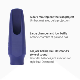 Bec Saxophone Alto Syos Smoky 6 Lava Orange