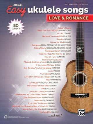 Chansons faciles pour Ukulélé : Amour et romance (50 classiques)