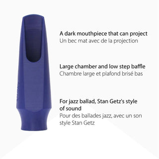 Bec Saxophone Ténor Syos Smoky 5 Phantom Blue