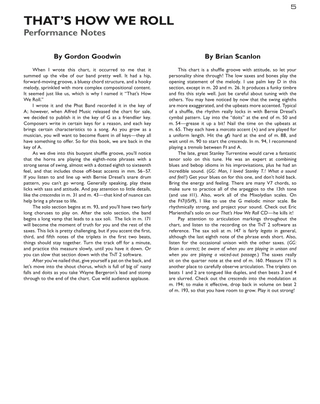 Série Big Phat Band Play-Along de Gordon Goodwin - Vol. 2, Sax Ténor