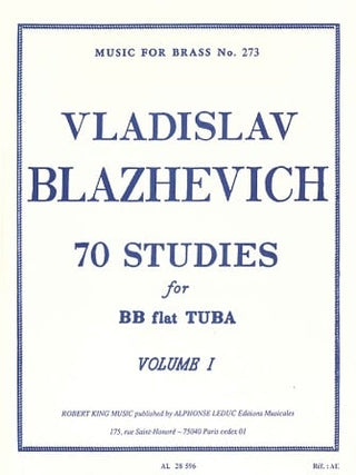 70 Studies for BB Tuba - Vol. 1