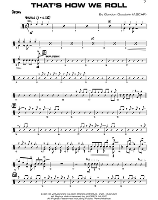 Gordon Goodwin's Big Phat Band Play-Along Series - Vol. 2, Batterie