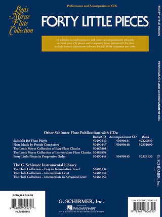 Forty Little Pieces (In Progressive Order for Beginner Flutists)