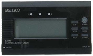 Accordeur Seiko SAT10 - Guitare & Basse
