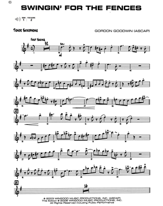 Gordon Goodwin's Big Phat Band Play-Along Series - Vol. 1, Sax ténor