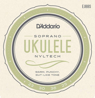 Cordes Ukulele Soprano D'addario EJ88S Nyltech