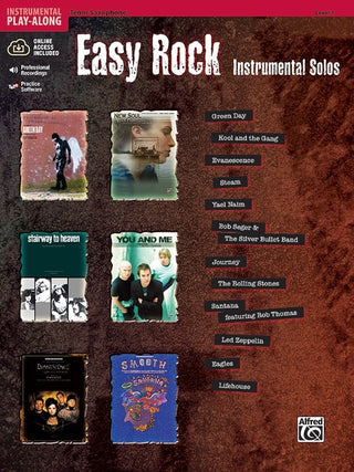 Easy Rock Instrumental Solos, Tenor Sax