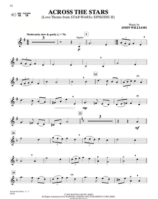 Star Wars Solos Instrumentaux (Films I-VI), Clarinette