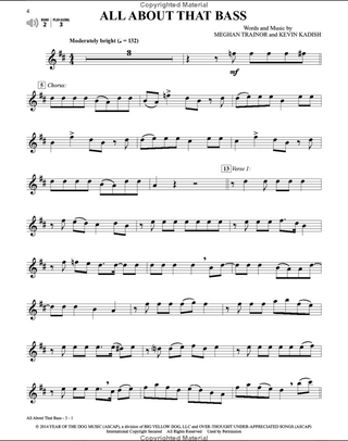 Top Hits from TV, Movies & Musicals Instrumental Solos, Sax alto