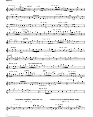 Intermediate Jazz Conception, Flûte