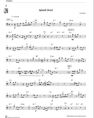 Intermediate Jazz Conception, Trombone