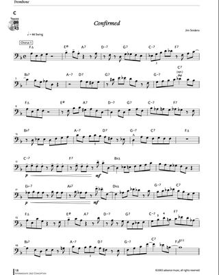 Intermediate Jazz Conception, Trombone