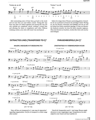Intermediate Jazz Conception, Trombone