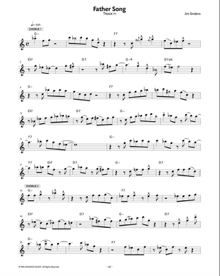 Intermediate Jazz Conception, Sax ténor / Sax soprano