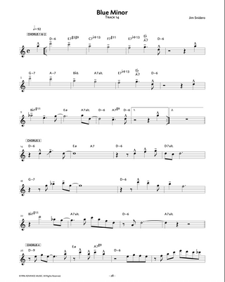 Intermediate Jazz Conception, Sax ténor / Sax soprano