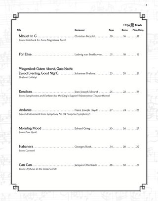 Easy Classical Themes Instrumental Solos, Cello