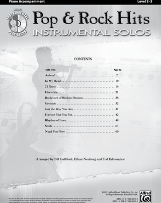Pop & Rock Hits Instrumental Solos, Viola