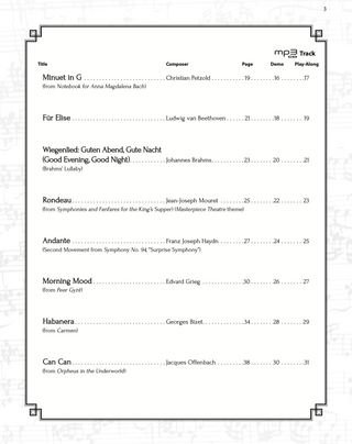 Solos Instrumentaux de Thèmes Classiques Faciles, Saxophone Alto