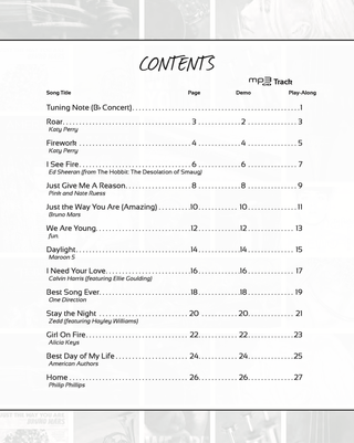 Easy Pop & Rock Hits Instrumental Solos, Tenor Saxophone