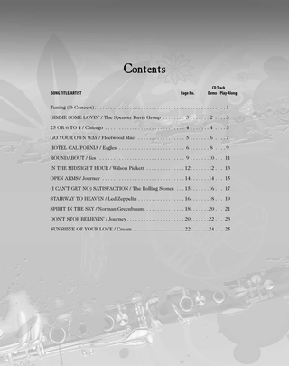 Rock classique - Sax Alto