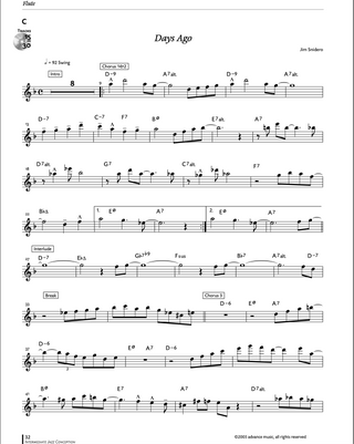 Intermediate Jazz Conception, Flûte