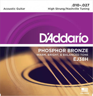Cordes Guitare Acoustique D'Addario Phosphor Bronze (12 cordes)