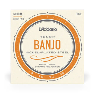 Cordes Banjo D'Addario 4 Cordes Nickel-Plated Steel Medium