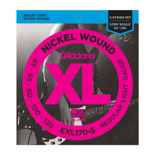 D'Addario Nickel Wound Bass Strings